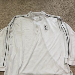 Under Armour White Zip Up Sweater